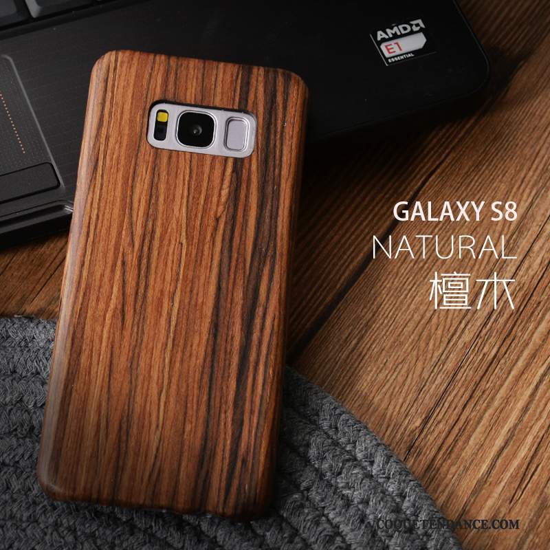 Samsung Galaxy S8 Coque Étui Cadeau Bois Bois Massif De Téléphone