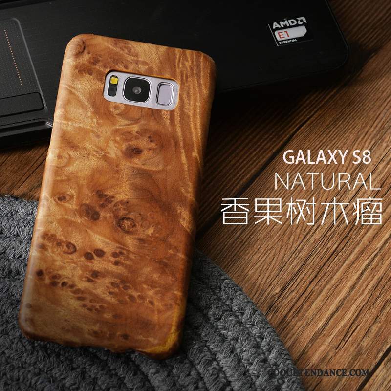 Samsung Galaxy S8 Coque Étui Cadeau Bois Bois Massif De Téléphone