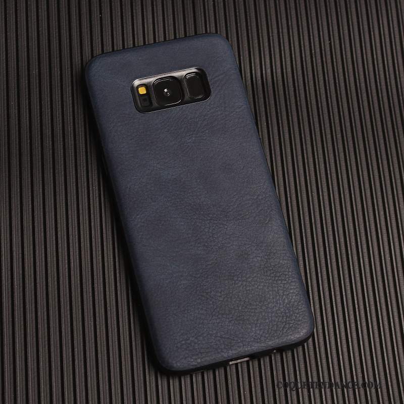 Samsung Galaxy S8+ Coque Étui Couleur Unie Tendance Personnalité De Téléphone