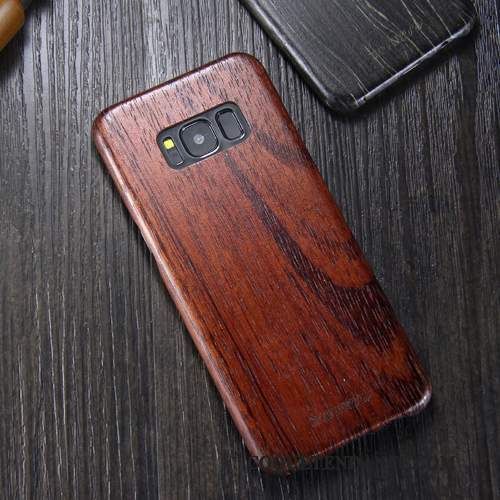 Samsung Galaxy S8+ Coque Étui En Bois De Téléphone Très Mince Bois Massif