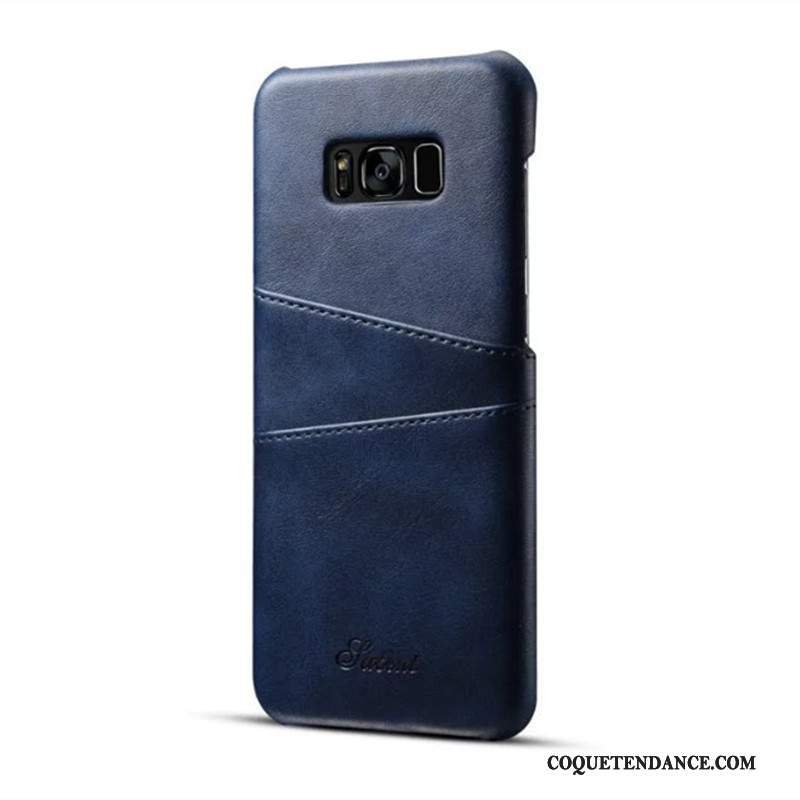Samsung Galaxy S8 Coque Étui En Cuir Incassable Carte De Téléphone