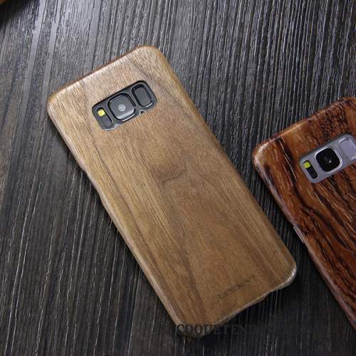 Samsung Galaxy S8 Coque Étui Marque De Tendance Protection En Bois Très Mince