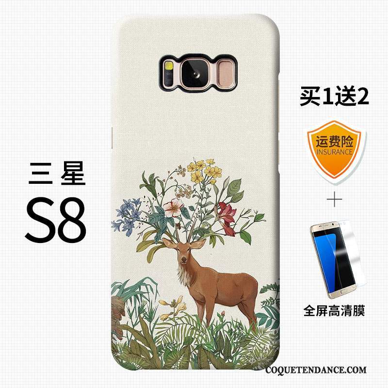 Samsung Galaxy S8+ Coque Étui Personnalité Style Chinois Multicolore Difficile