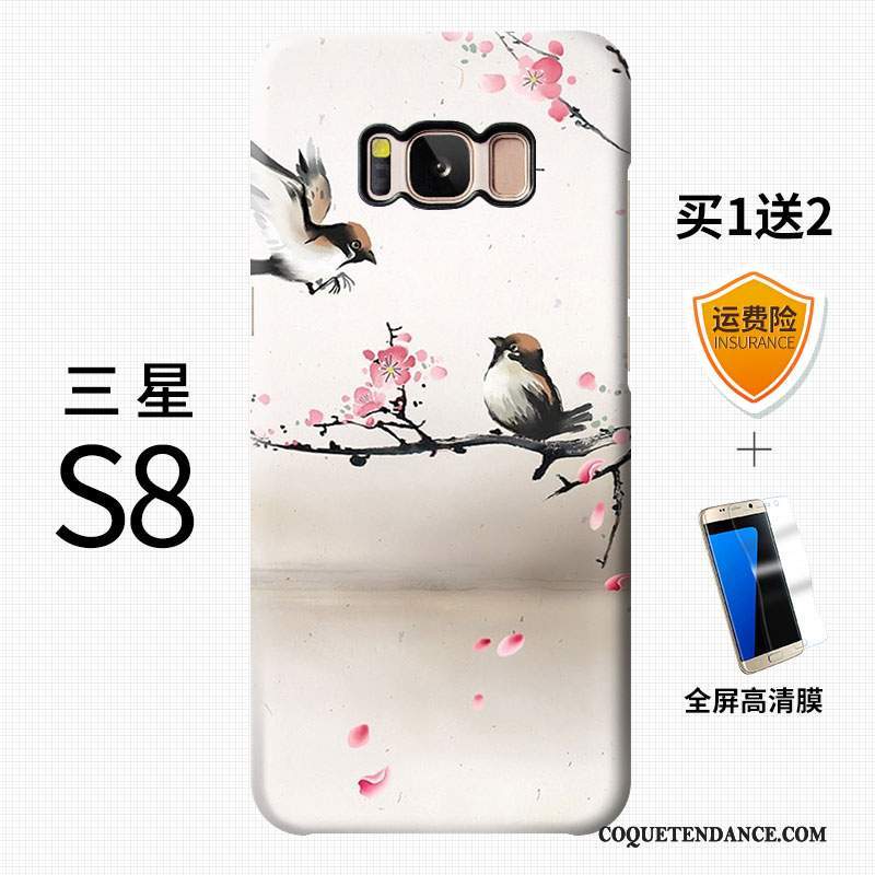 Samsung Galaxy S8+ Coque Étui Personnalité Style Chinois Multicolore Difficile