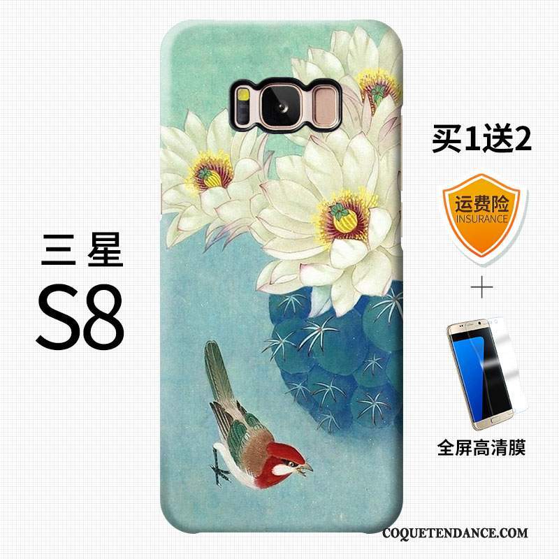 Samsung Galaxy S8+ Coque Étui Personnalité Style Chinois Multicolore Difficile