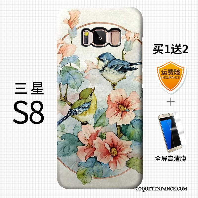 Samsung Galaxy S8+ Coque Étui Personnalité Style Chinois Multicolore Difficile