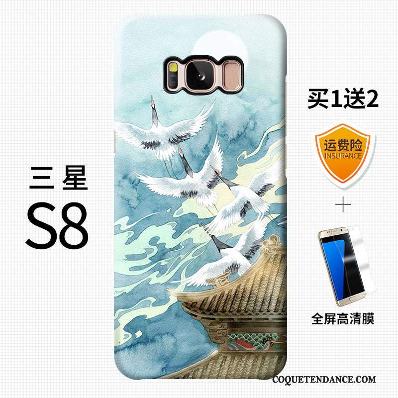 Samsung Galaxy S8+ Coque Étui Personnalité Style Chinois Multicolore Difficile