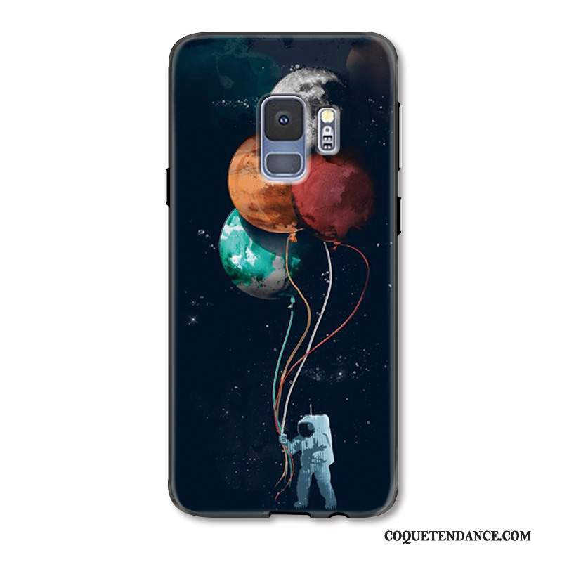 Samsung Galaxy S9+ Coque Créatif Protection Peinture Gaufrage Personnalité