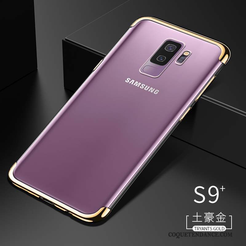 Samsung Galaxy S9+ Coque Créatif Violet De Téléphone Personnalité Silicone