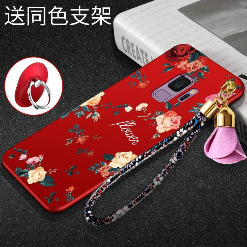 Samsung Galaxy S9 Coque De Téléphone Créatif Rouge Protection Incassable