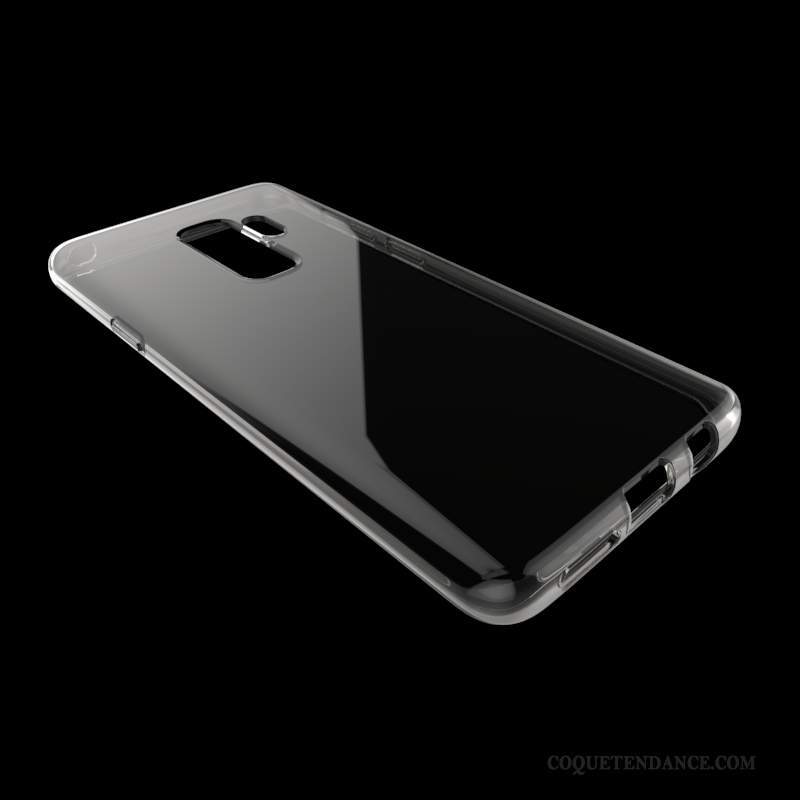Samsung Galaxy S9+ Coque Fluide Doux Simple Étui Transparent Incassable