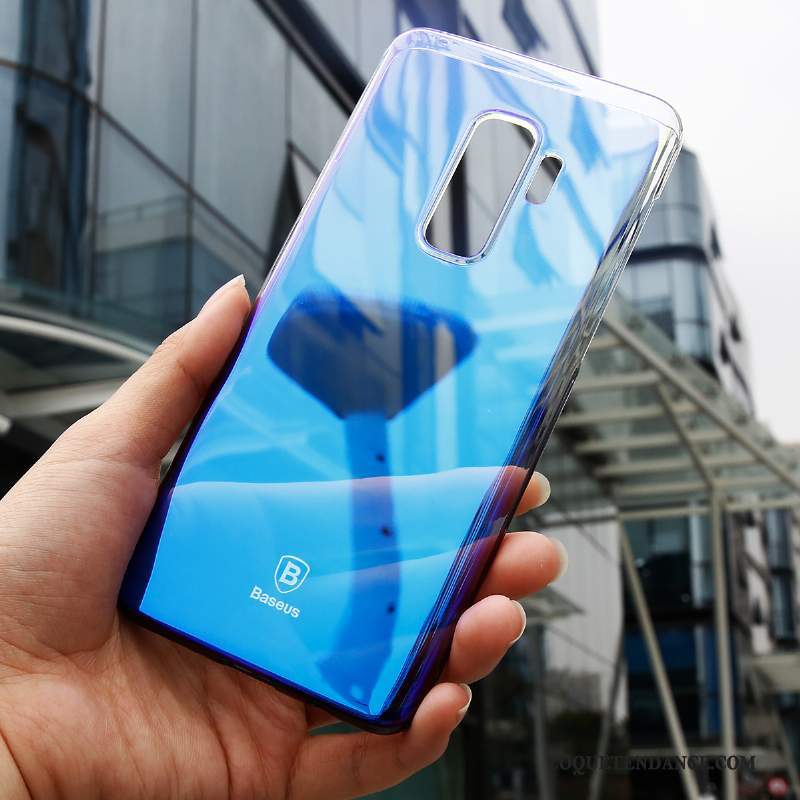 Samsung Galaxy S9+ Coque Incassable Étui Difficile Bleu Nouveau