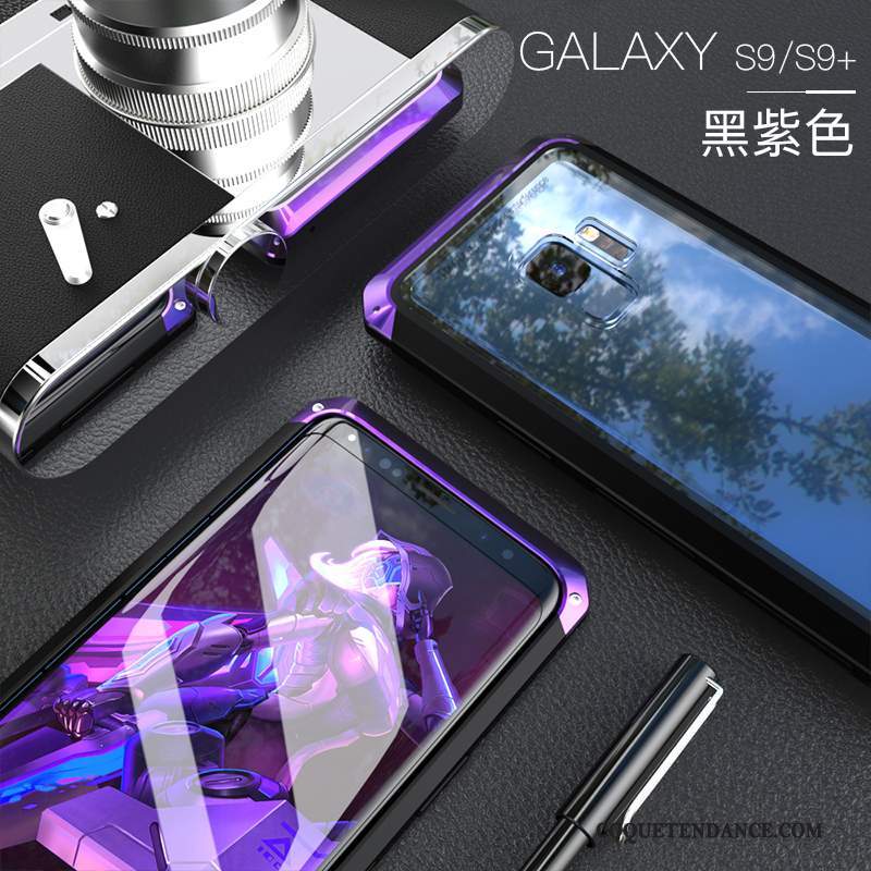 Samsung Galaxy S9+ Coque Personnalité Marque De Tendance Tout Compris De Téléphone Métal