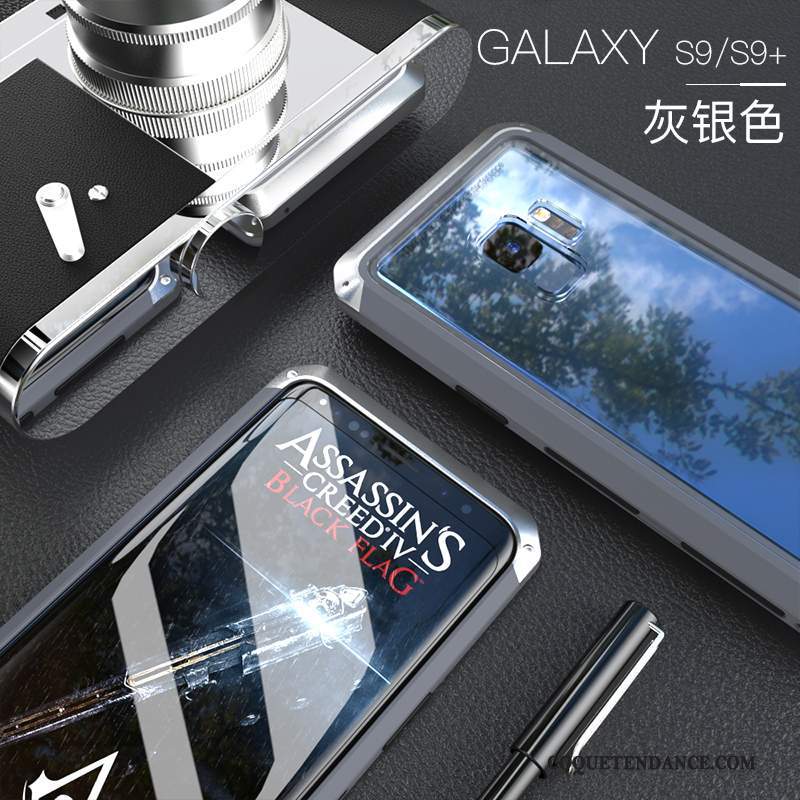 Samsung Galaxy S9+ Coque Personnalité Marque De Tendance Tout Compris De Téléphone Métal