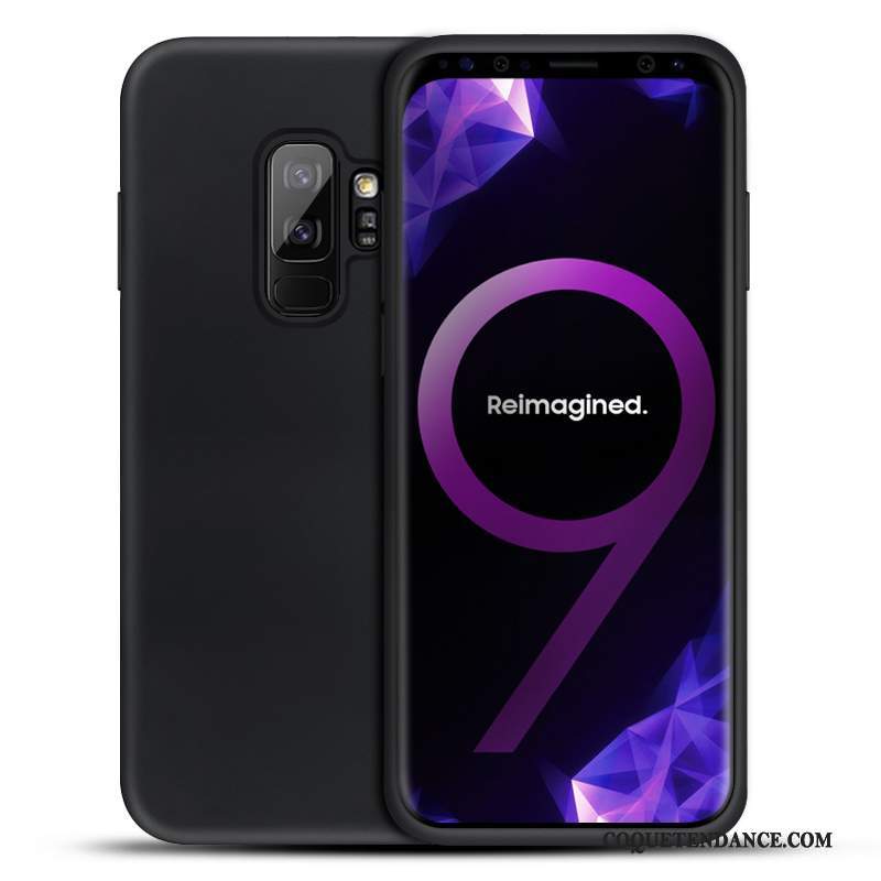 Samsung Galaxy S9 Coque Protection Incassable Silicone Étui Noir