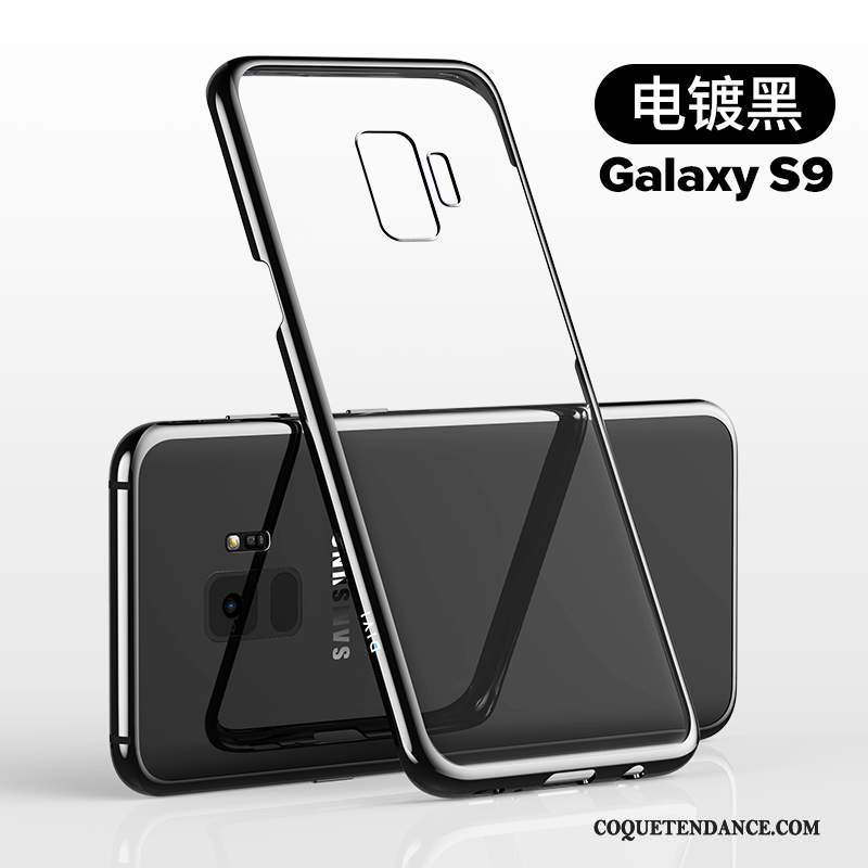 Samsung Galaxy S9 Coque Silicone De Téléphone Étui Transparent Violet