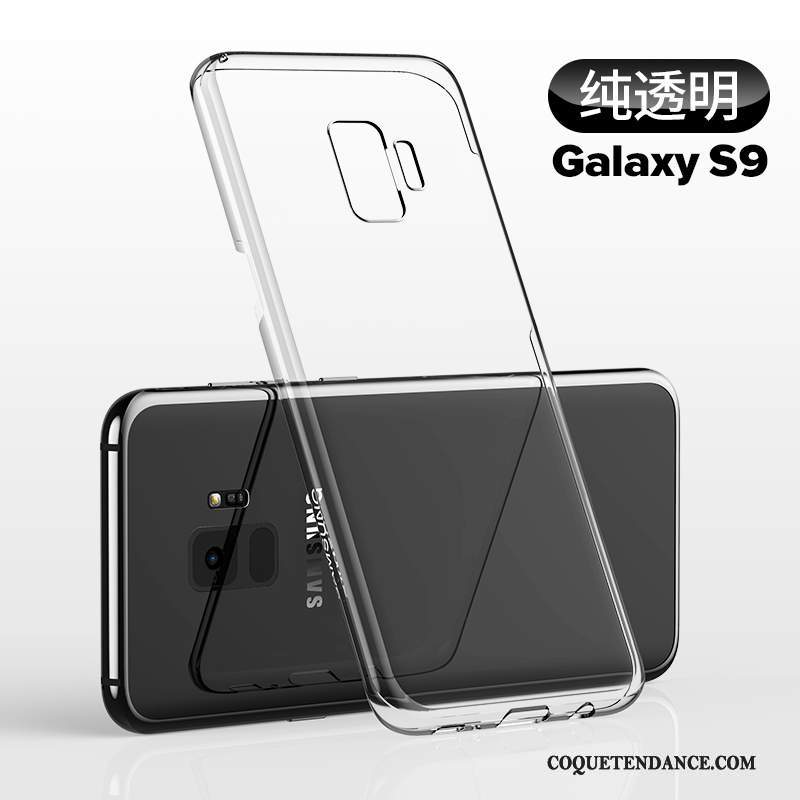 Samsung Galaxy S9 Coque Silicone De Téléphone Étui Transparent Violet
