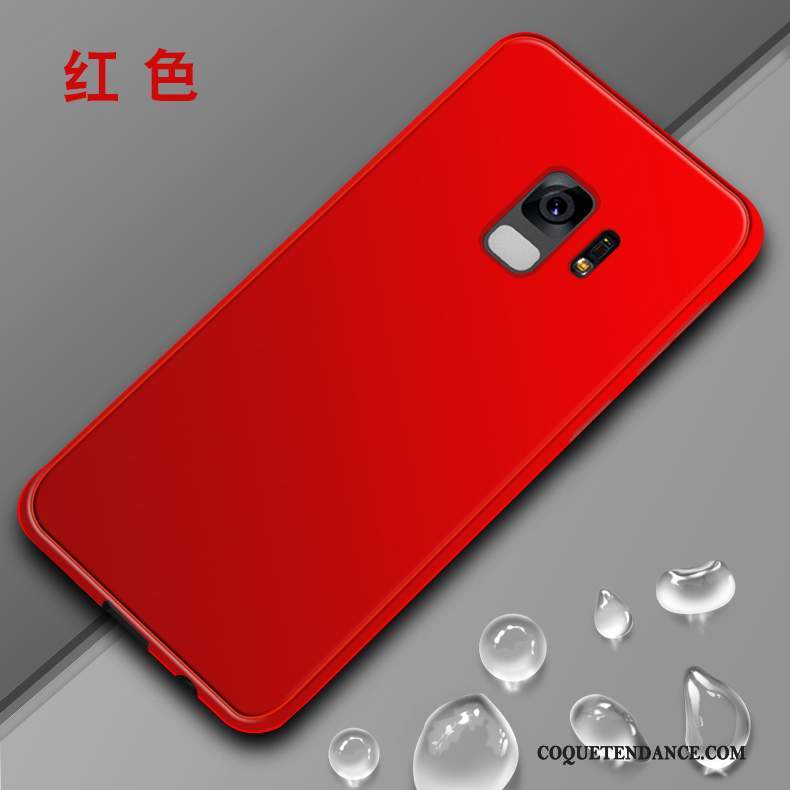 Samsung Galaxy S9+ Coque Silicone Fluide Doux Très Mince Protection