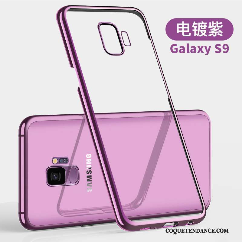 Samsung Galaxy S9 Coque Transparent Protection Bleu Étui De Téléphone