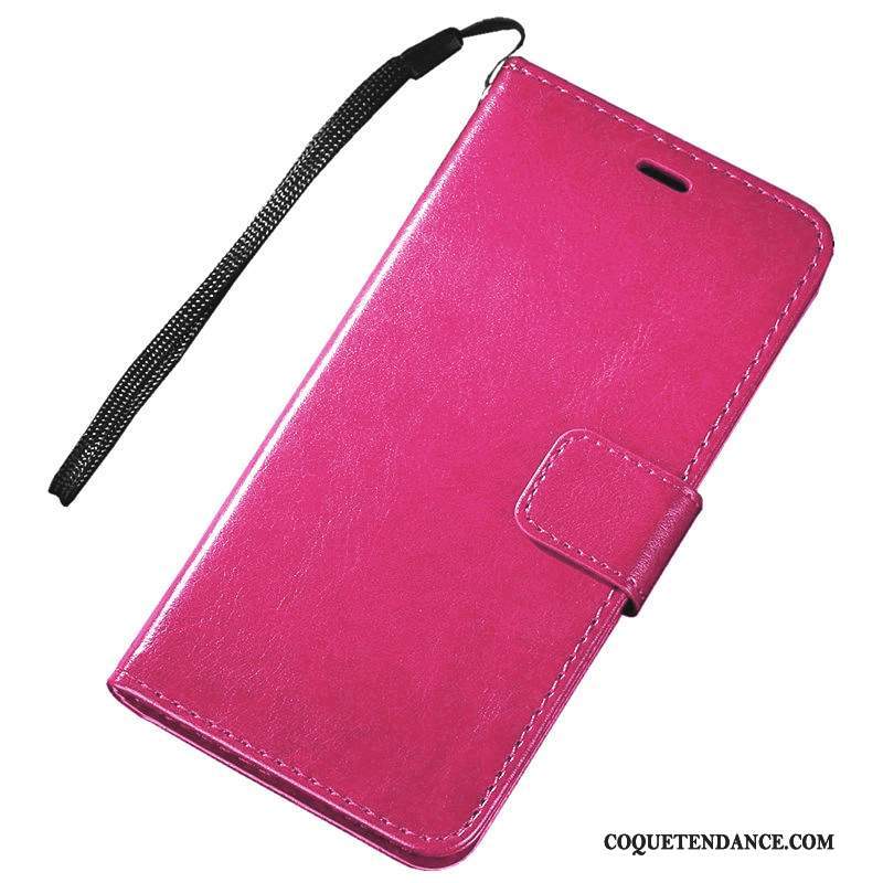 Samsung Galaxy S9+ Coque Étui En Cuir Protection De Téléphone Rouge