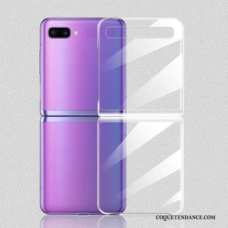 Samsung Z Flip Coque Difficile Amoureux Transparent Protection