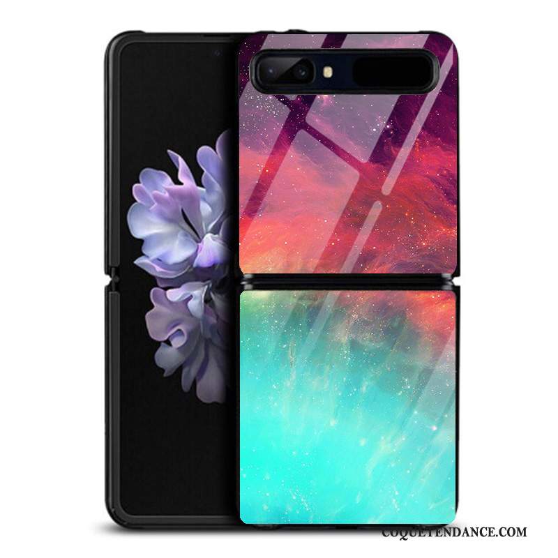Samsung Z Flip Coque Étui Plier Créatif Violet De Téléphone