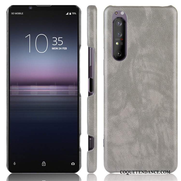 Sony Xperia 1 Ii Coque Modèle Fleurie Difficile Tendance Cuir