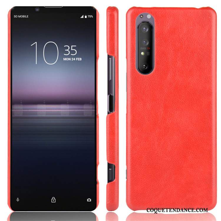 Sony Xperia 1 Ii Coque Modèle Fleurie Difficile Tendance Cuir