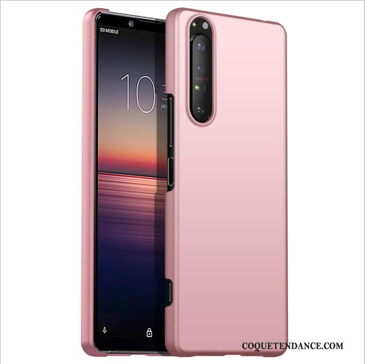 Sony Xperia 1 Ii Coque Tout Compris Fluide Couleur Unie Difficile