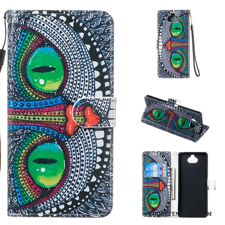 Sony Xperia 10 Coque Multicolore Incassable Étui En Cuir De Téléphone