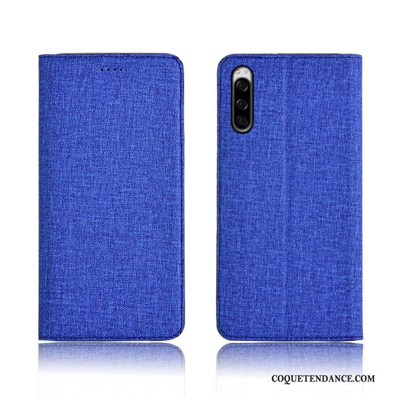 Sony Xperia 5 Coque Silicone Protection Clamshell Incassable Bleu