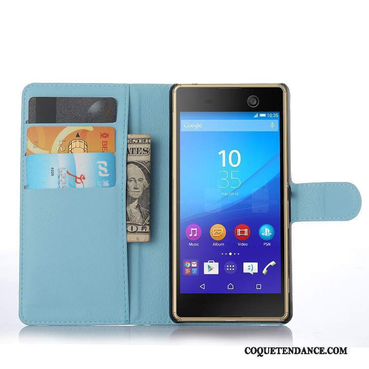 Sony Xperia M5 Dual Coque Étui Étui En Cuir De Téléphone Protection