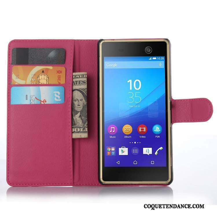 Sony Xperia M5 Dual Coque Étui Étui En Cuir De Téléphone Protection