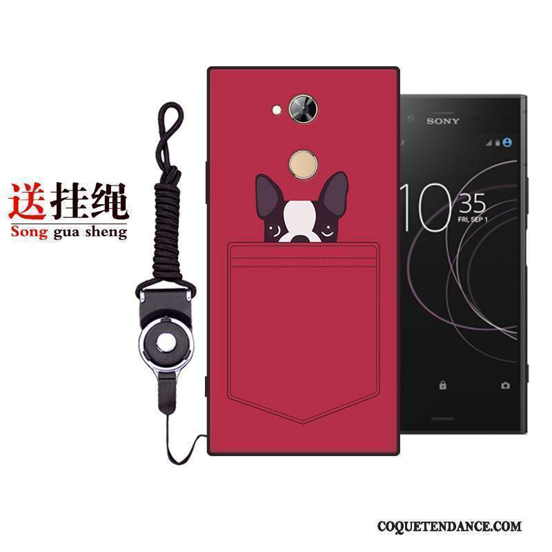 Sony Xperia Xa2 Coque De Téléphone Silicone Rouge Protection Fluide Doux