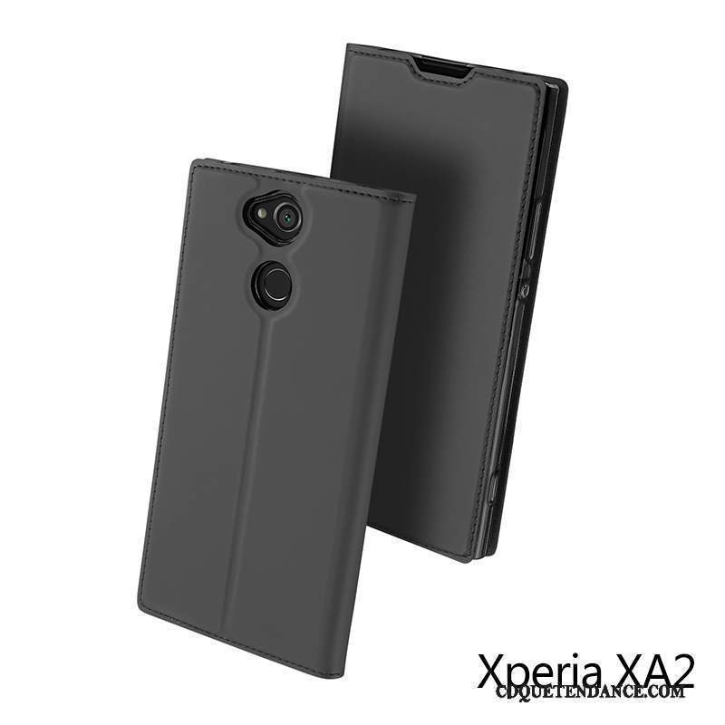 Sony Xperia Xa2 Coque Tendance Tout Compris Or Carte