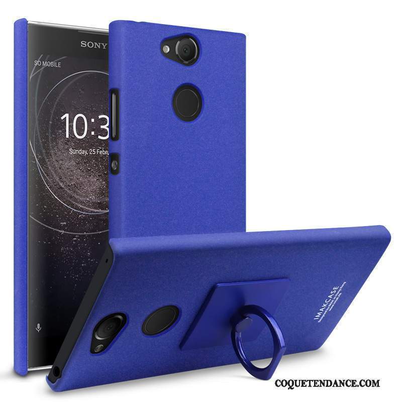 Sony Xperia Xa2 Coque Tout Compris Anneau Incassable Délavé En Daim Protection