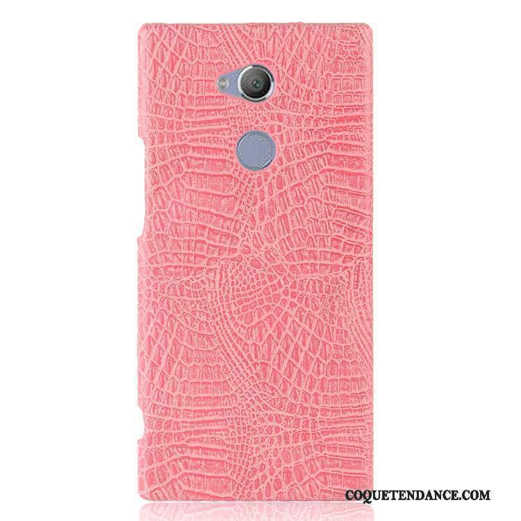 Sony Xperia Xa2 Ultra Coque Crocodile Modèle Vintage De Téléphone Bleu Protection