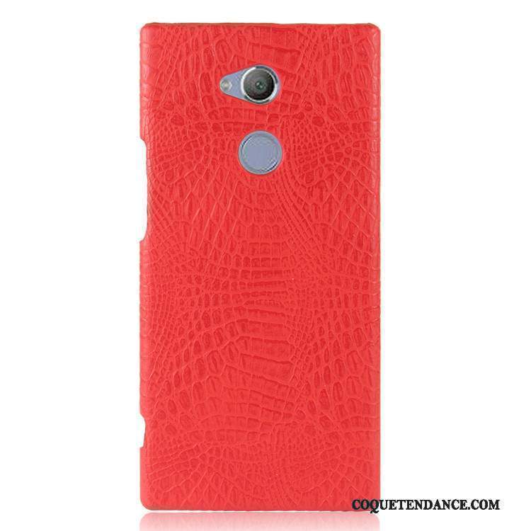 Sony Xperia Xa2 Ultra Coque Crocodile Modèle Vintage De Téléphone Bleu Protection