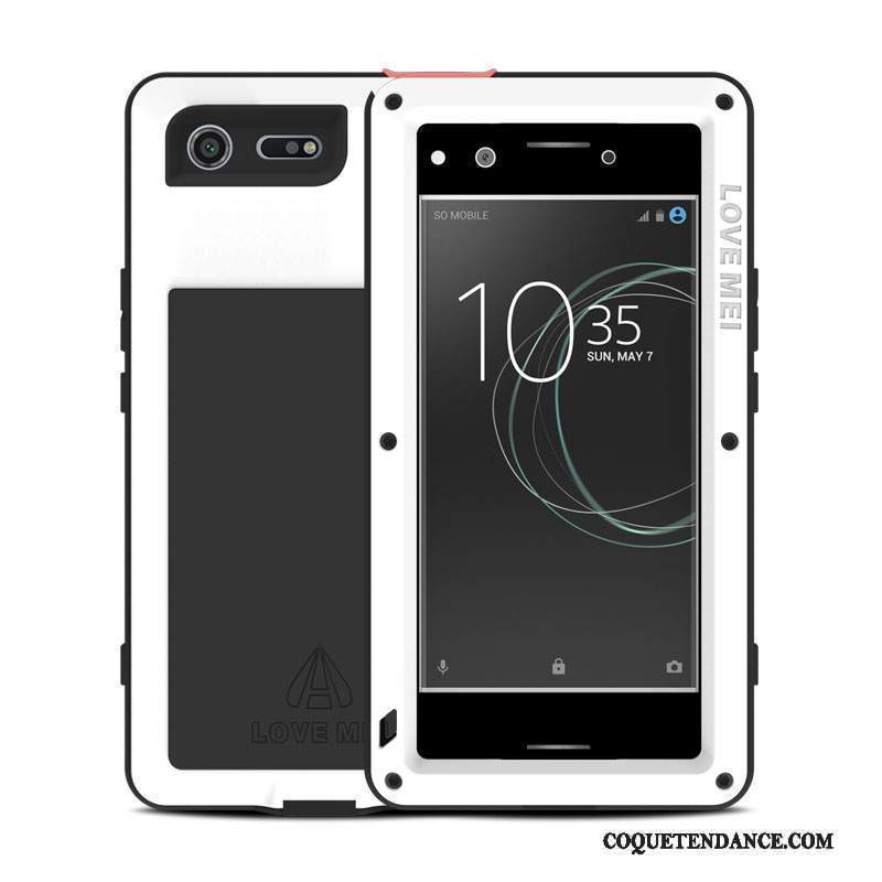 Sony Xperia Xz Premium Coque De Téléphone Fluide Doux Trois Défenses Bleu Protection