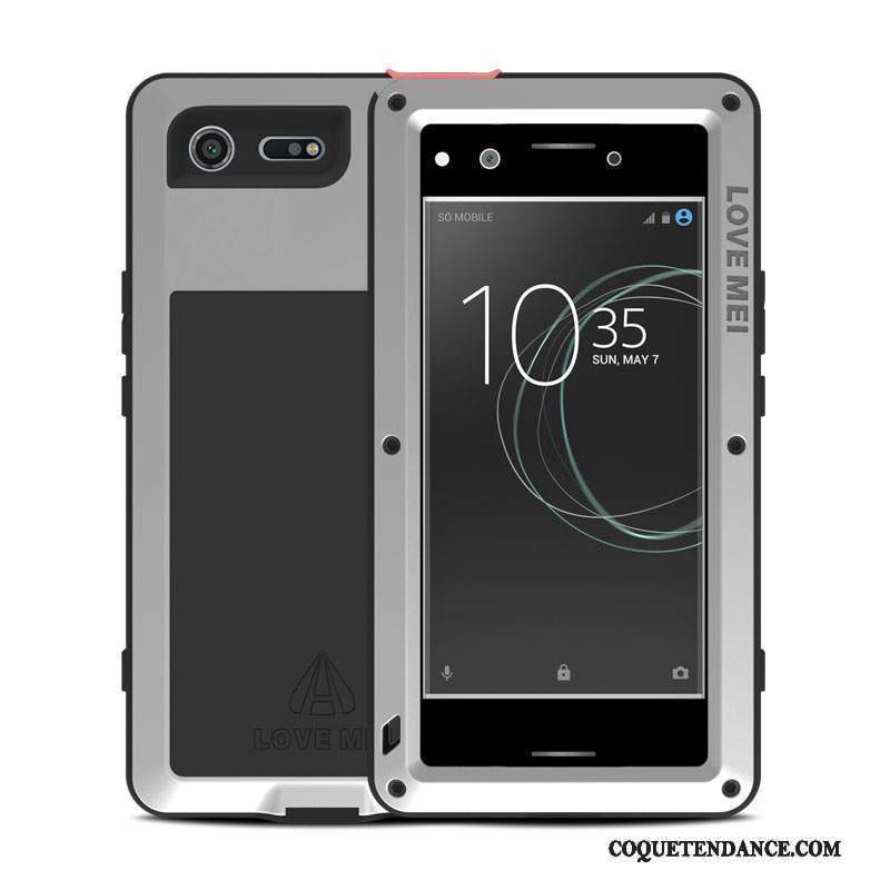 Sony Xperia Xz Premium Coque De Téléphone Fluide Doux Trois Défenses Bleu Protection