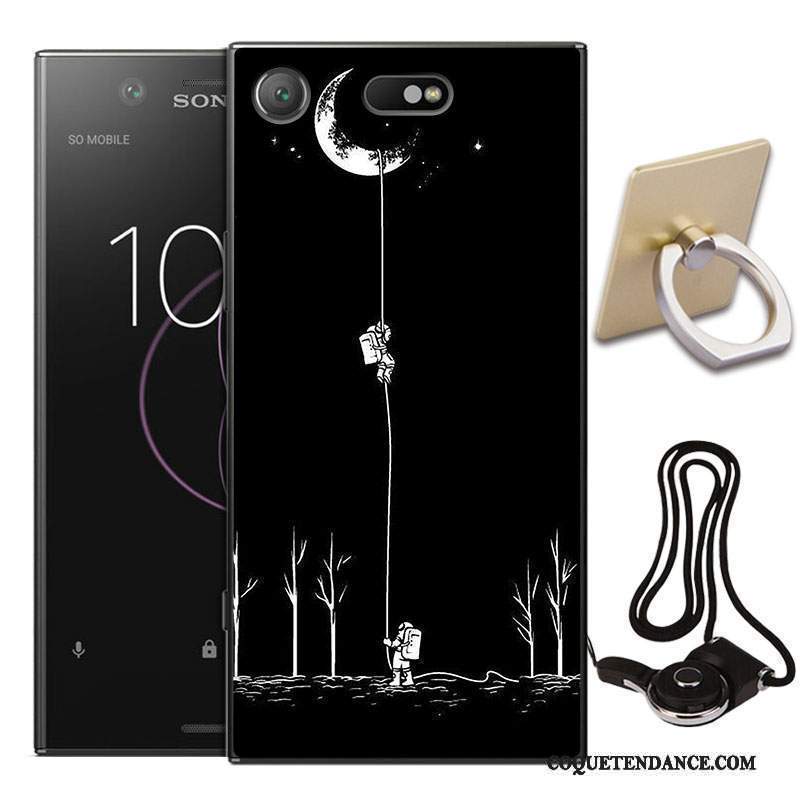 Sony Xperia Xz1 Compact Coque Fluide Doux Protection Bleu Étui De Téléphone