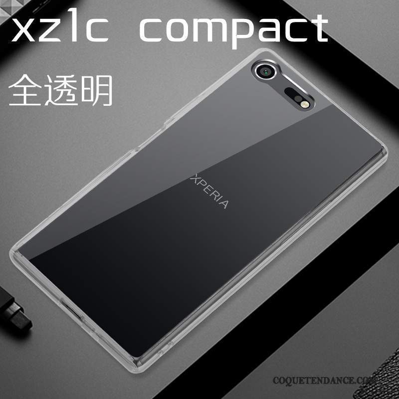 Sony Xperia Xz1 Compact Coque Protection Étui Difficile Noir De Téléphone