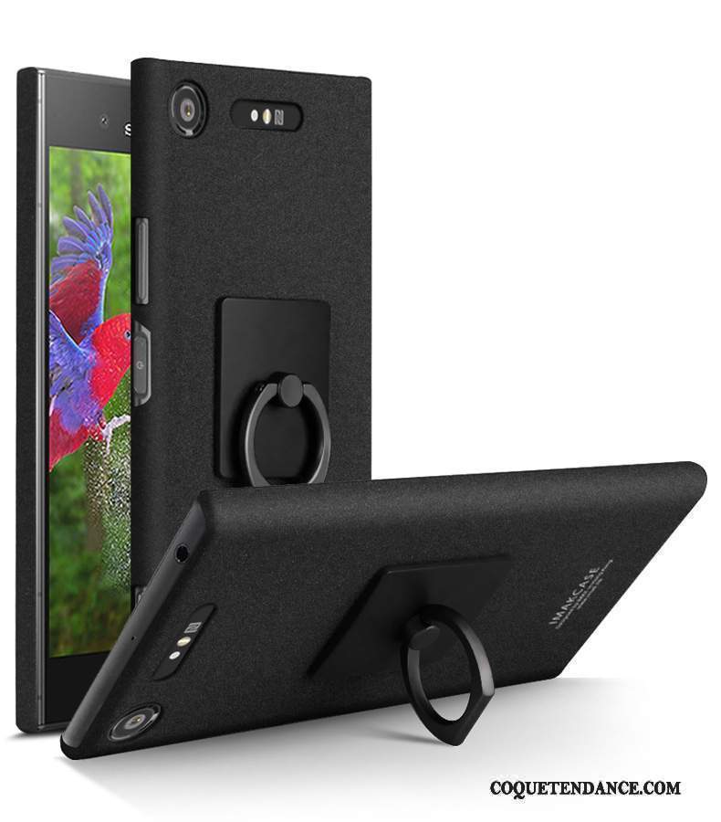 Sony Xperia Xz1 Compact Coque Étui Difficile Noir Mince Protection