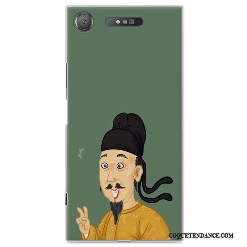 Sony Xperia Xz1 Coque Clair Étui De Téléphone Protection Vert