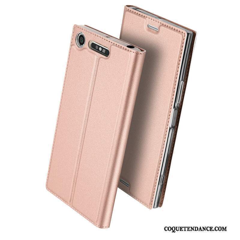 Sony Xperia Xz1 Coque Or Incassable Protection Carte