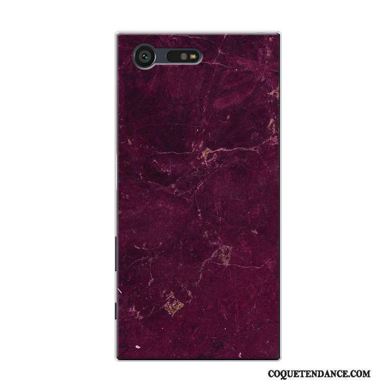 Sony Xperia Xz1 Coque Protection Silicone Rose Grand Étui