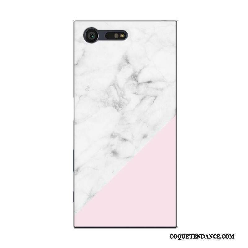 Sony Xperia Xz1 Coque Protection Silicone Rose Grand Étui