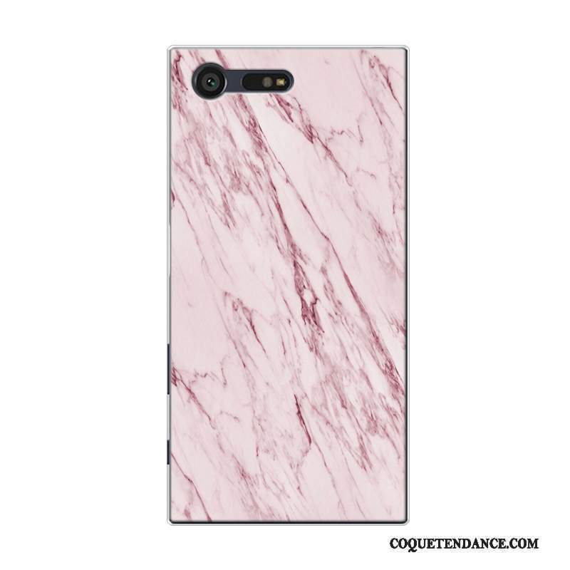 Sony Xperia Xz1 Coque Protection Silicone Rose Grand Étui