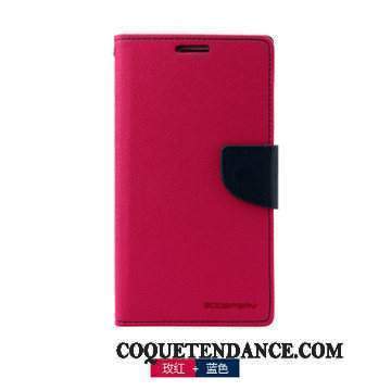 Sony Xperia Z1 Coque De Téléphone Rouge Étui Protection