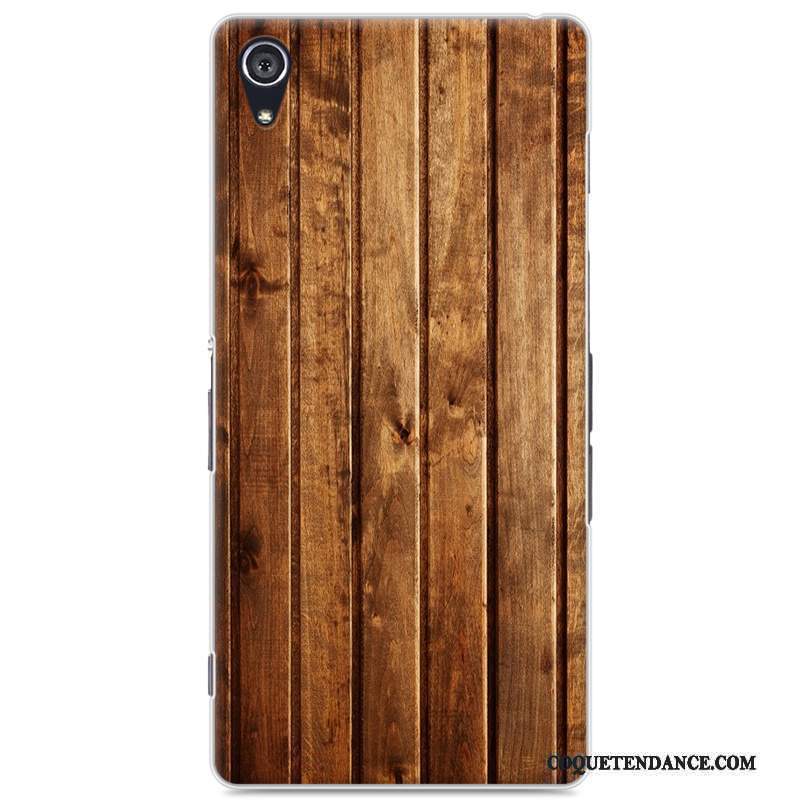 Sony Xperia Z2 Coque Difficile De Téléphone Protection Grain De Bois Étui